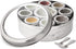 9 KSJONE Large Spice Container Masala Dabba With Compartments, Masala Box, Spice Container Box, Stainless Steel Spice
