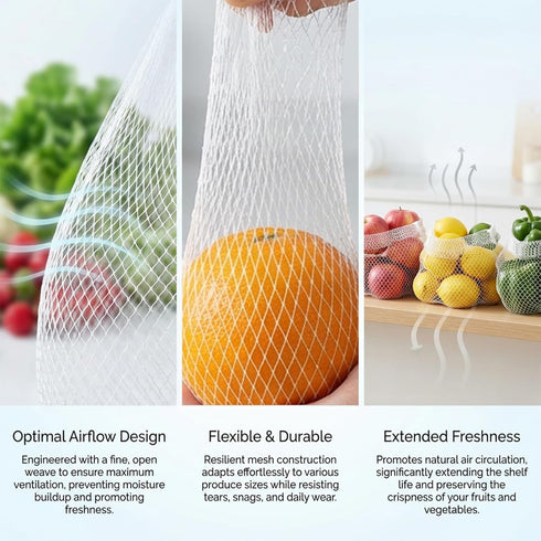 90Pcs 24 inch Sukh Mesh Produce Bags - Seafood Boil Bags Reusable,Seafood Bag Mesh for Clam Crab Crawfish,Boiling Bag