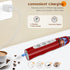Milk Frother Handheld Rechargeable, Electric Whisk for Coffee, Detachable with 3 Stainless Whisks, No Stand, Red