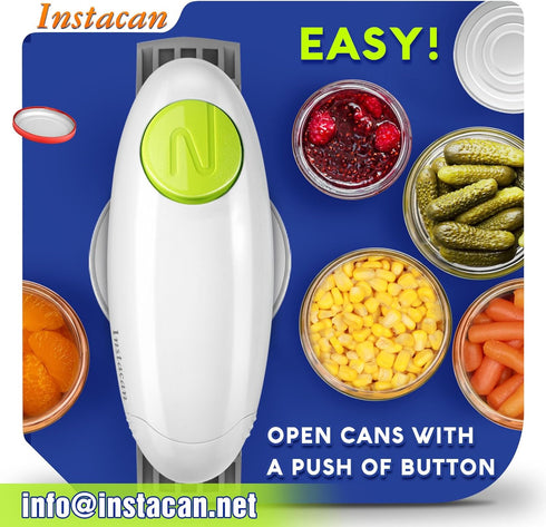 Higher Torque One Touch Electric Jar Opener, Easy Remove Almost Any Size Lid with Auto-Off, Powerful for Weak Hands and