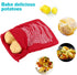 2 Pack ZukoCert Microwave Potato Bags, Reusable Baked Potato Cooker for Perfectly Cooked Potatoes, Quick & Easy