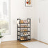 5 12-15 Closets LANTEFUL Tiers Shoe Rack Pairs Boots Organizer Storage Sturdy Narrow Shoe Shelf for Entryway