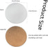 Set (24 Sublimation Ceramic Coasters,Sublimation Blanks Bulk Round Drinks Coffee Cup Beverage Table Coaster, Absorbent