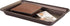 iDesign Decorative Countertop Vanity Tray Organizer, Set of 2, 9.7" x 6.3" x 1", Bronze