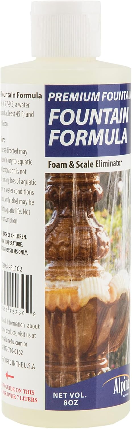 Alpine Corporation 8 oz. Floor Fountain Cleaner for Indoor and Outdoor Fountains