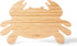 TJ POP Crab Shape Charcuterie Board, Small Cutting Board for Kitchen, Personalized Bamboo Cutting Board, 15.74" x 9.84"