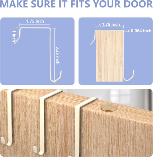 1 Pack Closet 18 FENTEC Over the Door Shoe Organizers, Hanging Shoe Organizer with Large Deep Pocket Shoe Holder