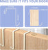 1 Pack Closet 18 FENTEC Over the Door Shoe Organizers, Hanging Shoe Organizer with Large Deep Pocket Shoe Holder