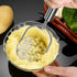 2 Pack Potato Masher, Sopito Stainless Steel Integrated Kitchen Tool Food Masher for Potatoes, Vegetables, Berries
