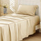 Bedsure Twin XL Sheet Set | Cooling Sheets Twin Extra Long, Rayon Derived from Bamboo, Deep Pocket, Hotel Luxury Bedding