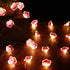1 Pack 13 40 Mudder Cherry Blossom Flower String Lights FT LEDs for Bedroom, Pink Fairy Lights USB and Battery Operated