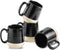 HASENSE Coffee Mugs Set of 4, 15 Ounce Ceramic Coffee Cups with