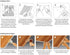 TOOLDECO Decorative Vinyl Sticker Peel Stick Wood Grain Wallpaper Countertop Paper (15.8X79Inch, Light Orange Shade)