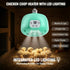 2 Sets 5 Enhon Chicken Coop Heater, Timing Heat Lamp for Chickens, Smart Temperature Control Chicken Brooder Heater