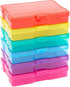 Paper Junkie 4 x 6 Inch Photo Storage Box - 6 Inner Cases for Stickers, Crafts, Art Supplies, Organizers for Home