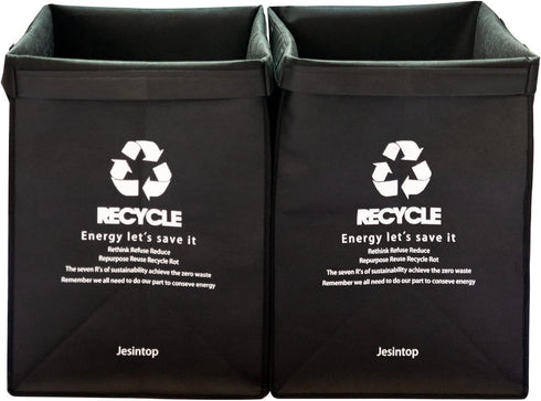 Recycle Bins for Kitchen, Ultra-Large Capacity Waste Bin Bags for Home Trash Sorting Organizer Baskets, 29 Gal Series