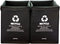 Recycle Bins for Kitchen, Ultra-Large Capacity Waste Bin Bags for Home Trash Sorting Organizer Baskets, 29 Gal Series