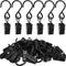 Stainless Steel S Hooks Curtain Clips, 50 Pack Hanging Party Lights Clips Hangers for Photo, Art Craft Display, 2.4