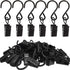 Stainless Steel S Hooks Curtain Clips, 50 Pack Hanging Party Lights Clips Hangers for Photo, Art Craft Display, 2.4