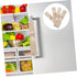 6pcs Refrigerator Handle Gloves, Lace Gloves Door Handle Covers for Appliances, Kitchen Appliance Cover, Beige Fabric
