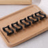 60PCS Black Hanger Connector Hooks, Heavy Duty Space Saving Hooks for Velvet and Wooden Hangers, Closet Organizer