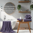 8-Piece Set,2 Sheet,2 4 600 Set,Highly Purplr Bath Towels Oversized Large Bath Towels Hand Towels and Washcloths - GSM
