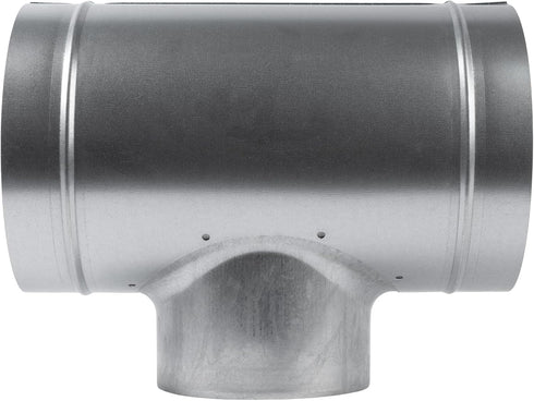 8'' Inch Duct T-Joint Splitter to 6" Inch 90° Degree Branch Connector for Exhaust Systems, T-Shaped Metal Junction