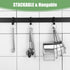 Measuring Cups and Spoons Set of 16, 5 Nesting Metal Cups, 5 Measuring Spoons, 1 Leveler, 5 Mini Spoons for Cooking.