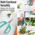 Beaditive Culinary Herb Scissors - Compact 6.5-Inch Stainless Steel Kitchen Scissors for Snipping Fresh Herbs