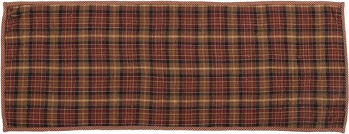VHC Brands Abilene Country Red Independence Day Patchwork Rect Star Quilted Runner 13x36