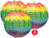 Beistle Tie Dye Lanterns