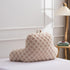Aimuan Reading Pillow Checkered Bed Rest Wedge Backrest Checkerboard Pillow with Arms Back Support for Sitting Up