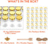 3oz 30Pack, AuroTrends Mini Honey Jars with Dipper Empty Glass Jars for Baby Shower Favors/Wedding Favors for Guests
