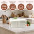 Countertop, 5mm (2) Acrylic Paper Towel Holder Thick Clear C-Fold Z-Fold Trifold Napkin Dispenser, Bathroom & Kitchen