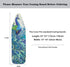 Peacock Ironing Board Cover, 55" x 16" Extra-Thick 4-Layer Pad, Elastic Band, Iron Resistance for Standard Boards