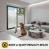 Window Privacy Film, Frosted Glass Window Film for Bathroom and Home Office, Static Cling Non-Adhesive Coverings