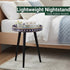 17.7 Inch Gesodant Plastics Tray with Detachable Three Wooden Legs, Versatile Side Table with Tray Design, Perfect
