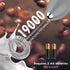 PowerLix Handheld Milk Frother Electric Whisk Foam Maker for Coffee, Latte, Cappuccino, Hot Chocolate, Grey with Stand