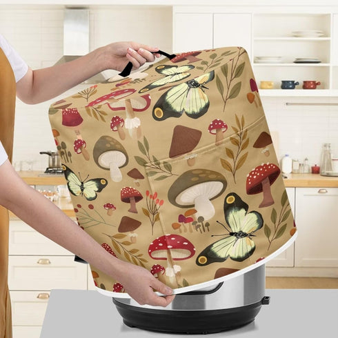 Pressure Cooker Cover for Women, Dustproof Cover with Top Handle & Pocket for Rice Cooker & Air Fryer