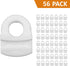 DMSE Wholesale Eye Type Curtain Slide Curtain Carriers Glides Sliders, 56 Pack