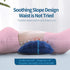 Adjustable Memory Foam Lumbar Support Pillow for Sleeping, Back Pain Relief, with 2 Insert Pads