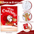 144 Fulmoon Pcs Christmas Coloring Books Bulk with Crayons Christmas Tree Santa Claus Reindeer Snowman Xmas Mini