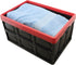 Dependable Industries Essentials Collapsible Storage Box, Foldable Utility Bin with Lid for Home Office Organization