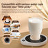 3 Settings, 4H Mug Warmer, Upgrade Coffee Warmer & Cup Warmer for Desk with Temperature More Hot Coffee Mug Warmer