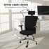 Lounsweer 3 Pieces Headrest Chair Cover, Office Chair Cover, Rolling Desk Chair Cover, Gaming Chair Covers, Stretch