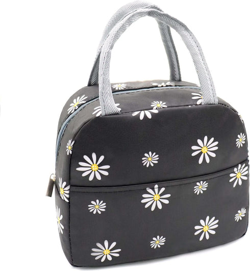 Sonuimy Insulated Lunch Bag for Women, Reusable Cute Tote Lunch Box, Leakproof Cooler for Work Travel