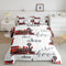 Feelyou Cartoon Car Bedding Set Kids Train Comforter Set Boys Girls Choo-Choo