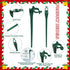 100 Pack 7.5 inch C7 C9 AUGSHY Christmas Light Stakes, Yard Lawn Holiday Light Ground Stakes for Outside String Lights