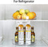 URALFA 9 Inch Lazy Susan Spice Rack Organizer, 360 Degree Rotating Round Lazy Susan Turntable for Cabinet, 2-Pack, Clear
