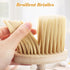 4pcs Wooden Window Groove Cleaning Brushes with Soft Bristles and Wood Handle for Dust Removal in Home, Keyboard, and